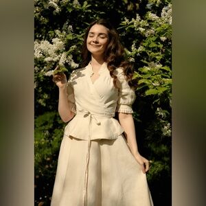 New Son De Flor Bennet Blouse Milky White Large